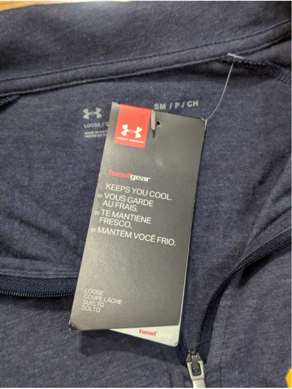 SNHU Penmen NWT Long Sleeve 1/4 zip shirt Small Under Armour - Picture 5 of 12